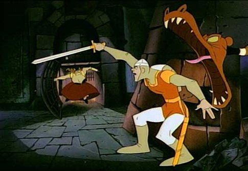 Dragon's Lair animated video game